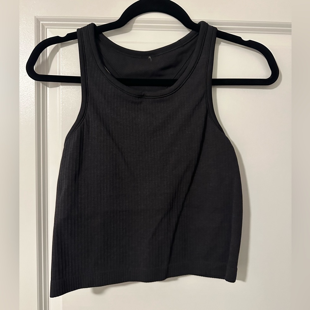 Lululemon Ebb to Street Cropped Racerback Tank